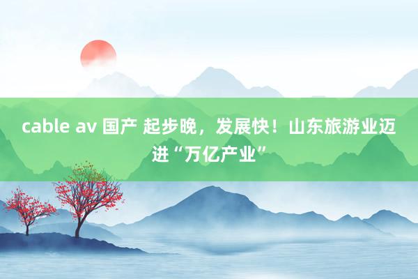 cable av 国产 起步晚，发展快！山东旅游业迈进“万亿产业”