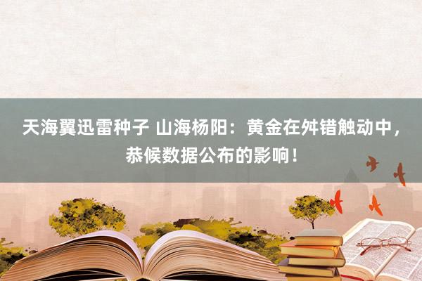 天海翼迅雷种子 山海杨阳：黄金在舛错触动中，恭候数据公布的影响！