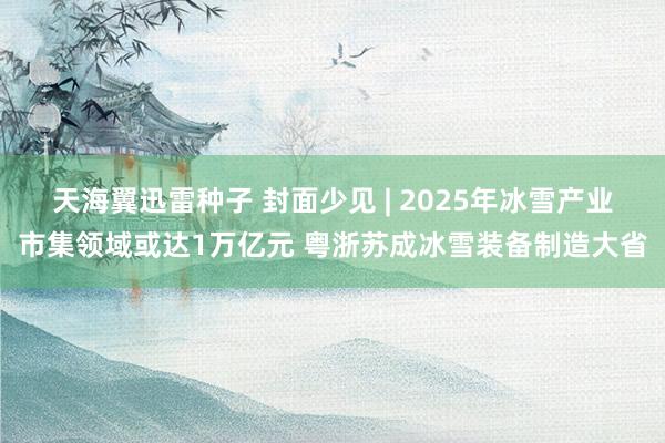 天海翼迅雷种子 封面少见 | 2025年冰雪产业市集领域或达1万亿元 粤浙苏成冰雪装备制造大省