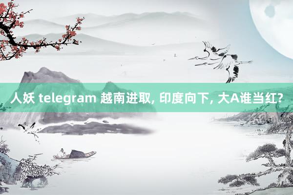 人妖 telegram 越南进取， 印度向下， 大A谁当红?