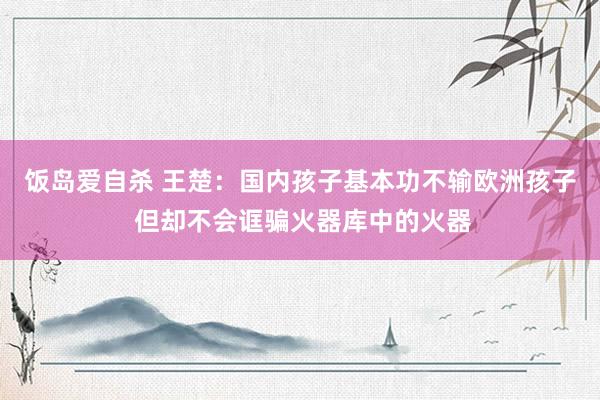 饭岛爱自杀 王楚：国内孩子基本功不输欧洲孩子 但却不会诓骗火器库中的火器